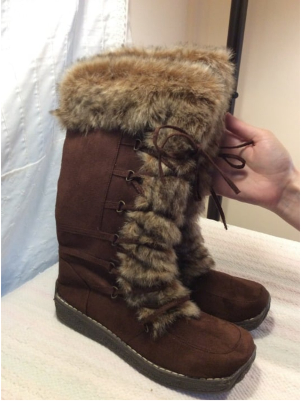 Women’s brown suede Pierre Dumas Boots